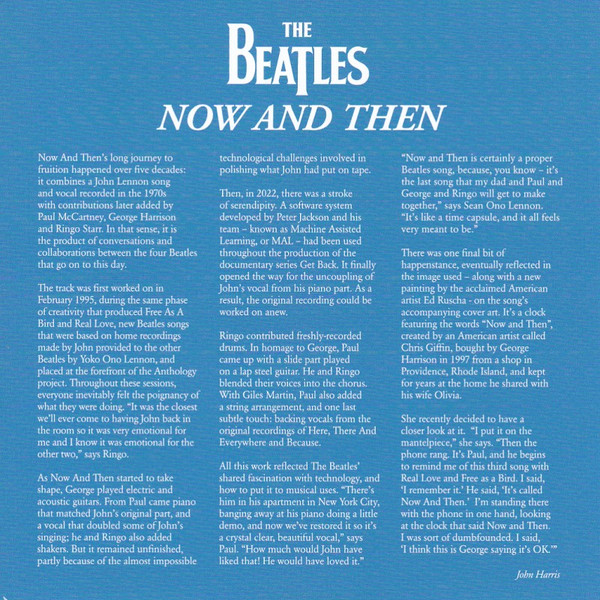 The Beatles - Now And Then / Love Me Do [Black Vinyl 7"] (0602448145864)