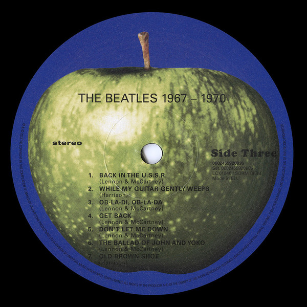 The Beatles - 1967-1970 (0602455920805)