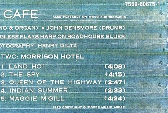 The Doors - Morrison Hotel (7559-60675-1)