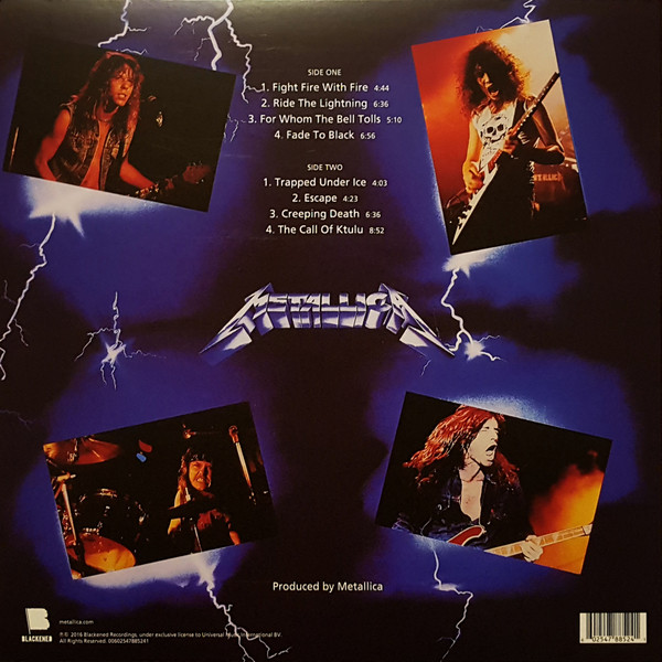 Metallica - Ride The Lightning (00602547885241)