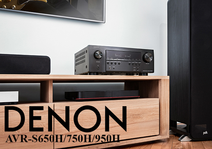 AV-ресиверы Denon AVR-S650H/750H/950H. SalonAV, май 2019.