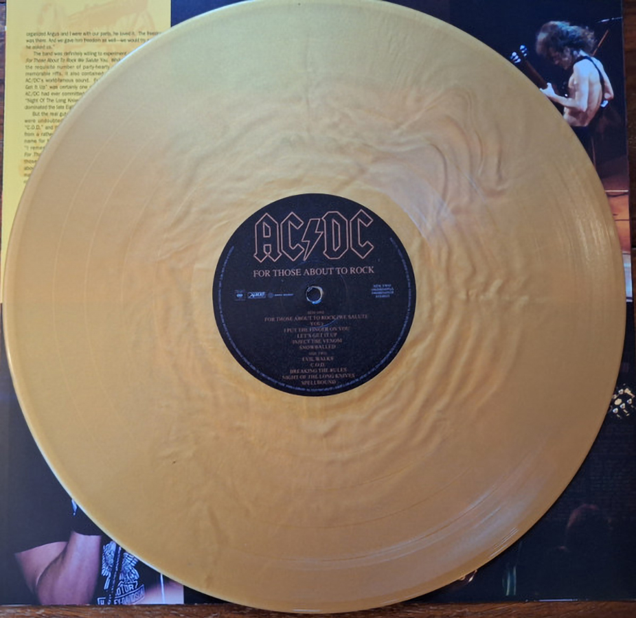 AC/DC - For Those About To Rock [50th Anniversary Edition Gold Vinyl] (19658834591)