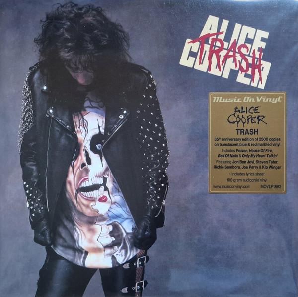 Alice Cooper - Trash [Translucent Blue & Red Marbled Vinyl] (MOVLP1862)