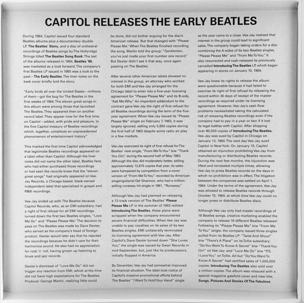 The Beatles - The Early Beatles [US Version] (602468019862)