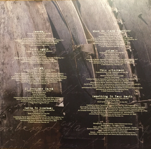 Nickelback - The Best Of Nickelback (Volume 1) (081227942496)