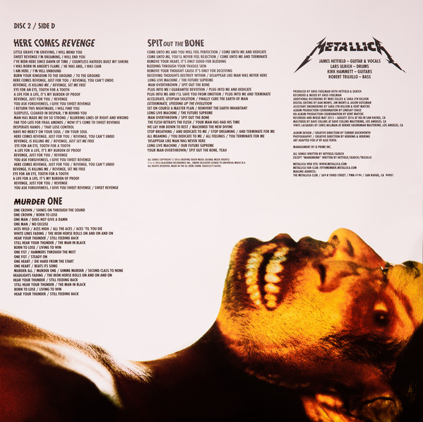 Metallica - Hardwired...To Self-Destruct (00602557156416)