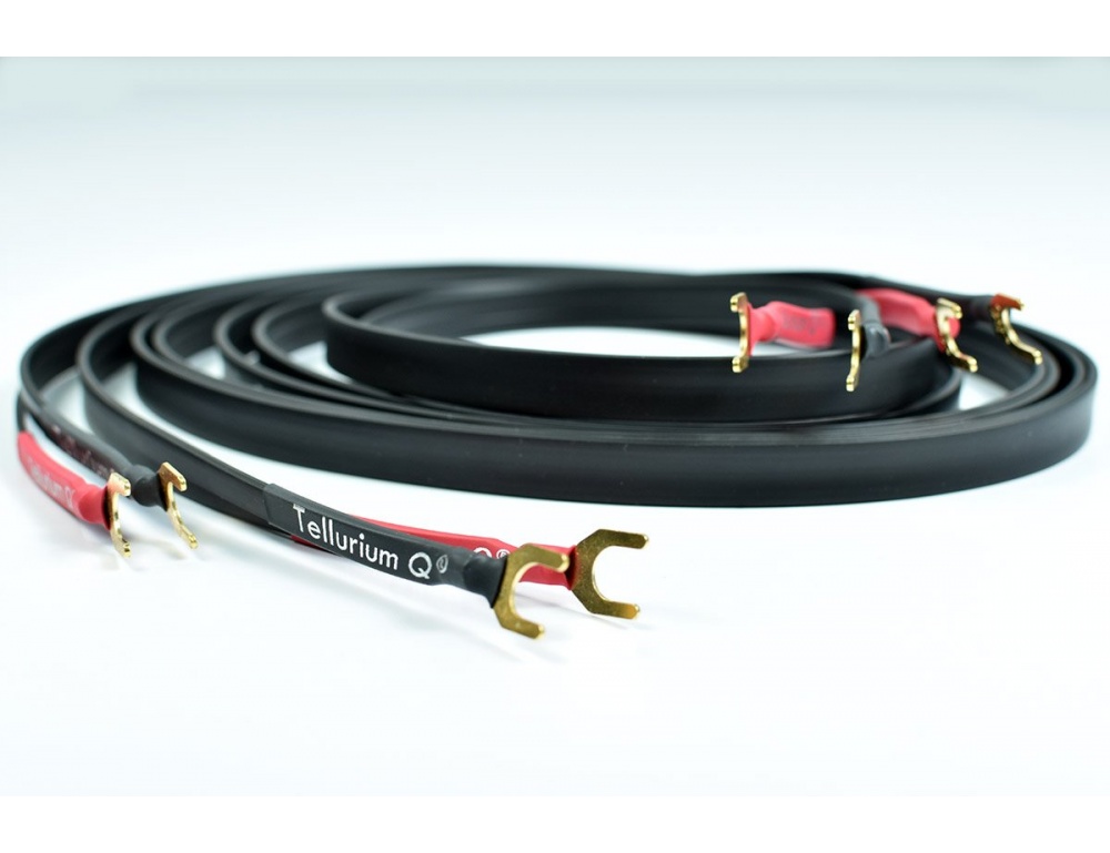 Tellurium Q Black II Speaker spade-spade 2x2,0m
