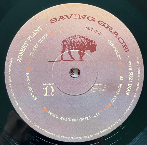 Robert Plant with Suzi Dian - Saving Grace [Black Vinyl] (075597895704)