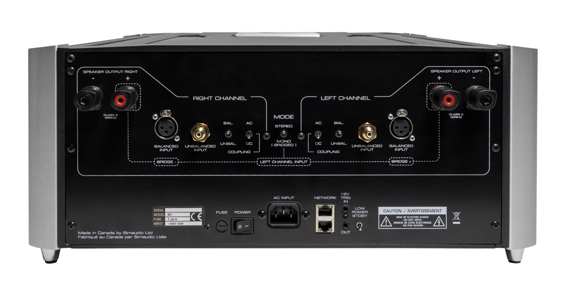 Moon by Simaudio 861 Power Amplifier silver\black