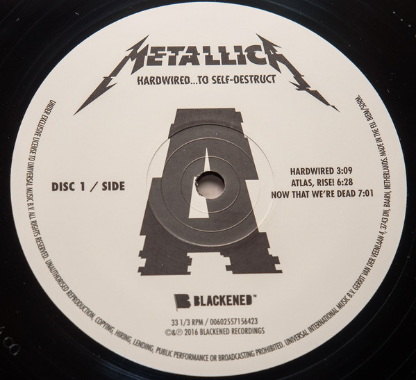 Metallica - Hardwired...To Self-Destruct (00602557156416)