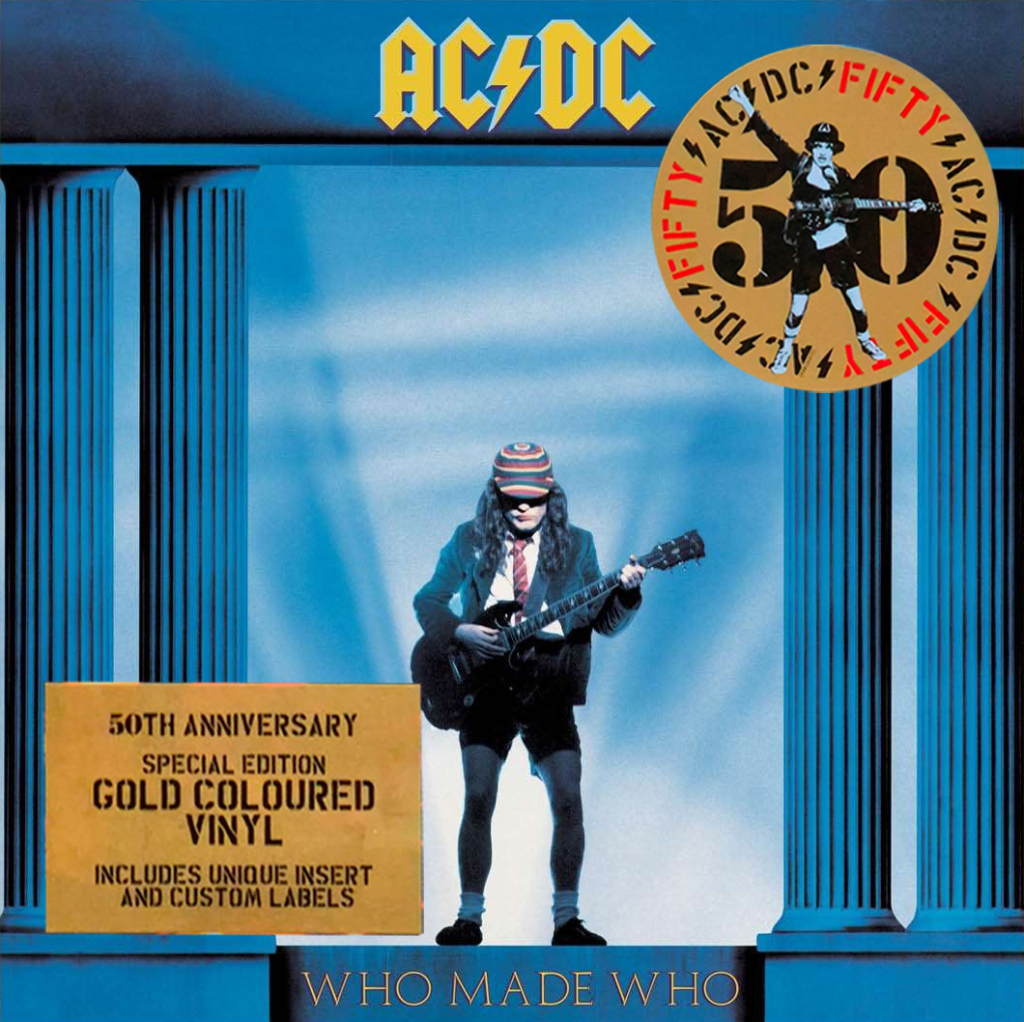 AC/DC - Who Made Who [50th Anniversary Edition Gold Vinyl] (19658834621)