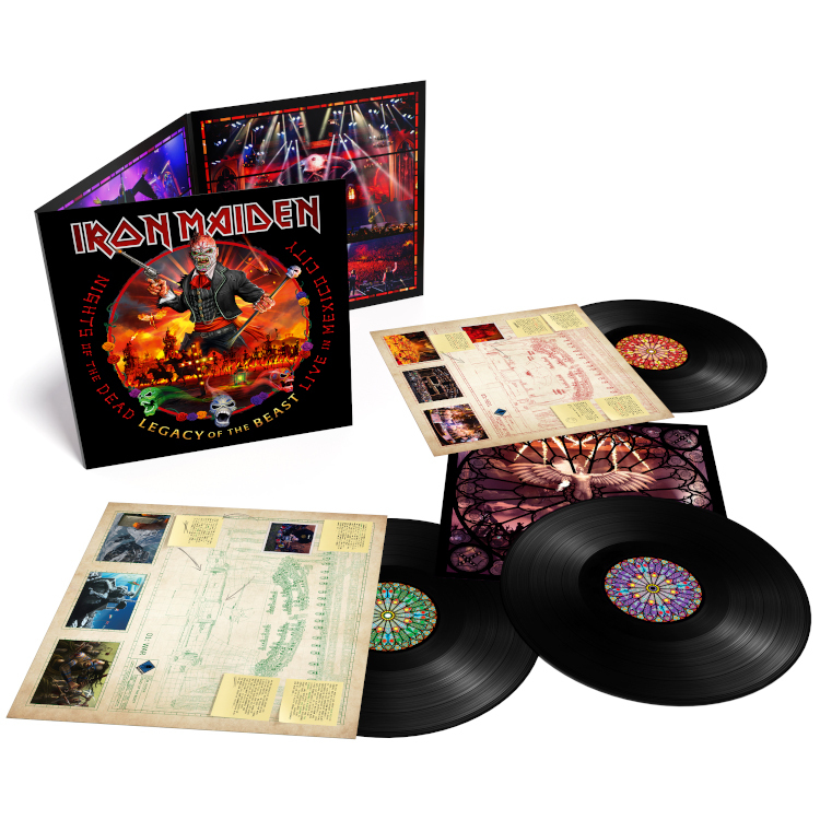Iron Maiden - Nights Of The Dead, Legacy Of The Beast: Live In Mexico City [Black Vinyl] (0190295204709)
