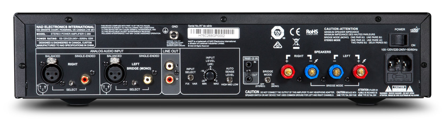 NAD C268 black