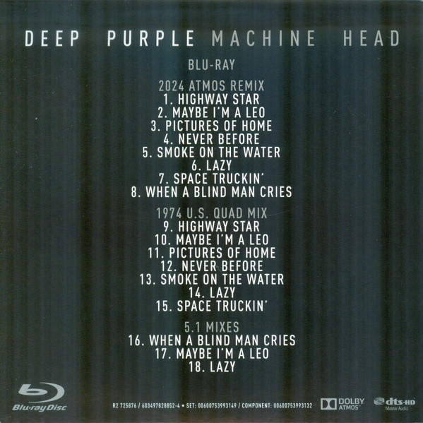 Deep Purple - Machine Head [Purple-smoke Vinyl] (R2 725876)