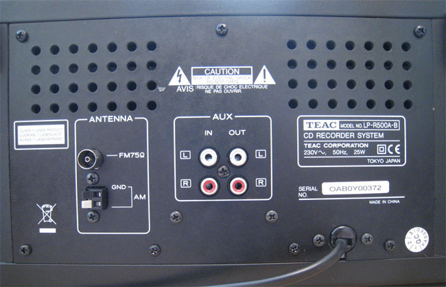 Teac LP-R500 black