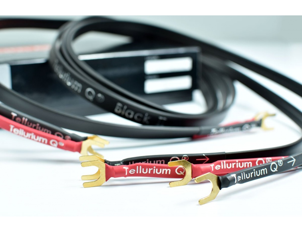 Tellurium Q Black II Speaker spade-spade 2x2,0m