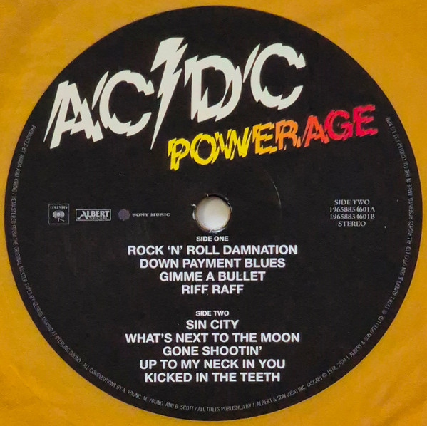 AC/DC - Powerage [50th Anniversary Edition Gold Vinyl] (19658834601)