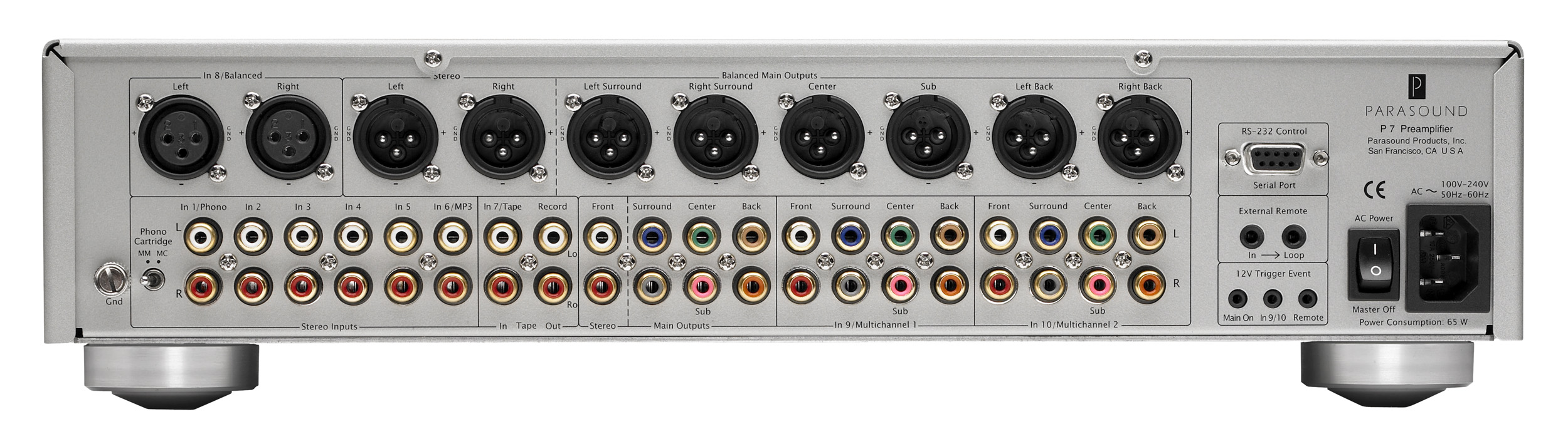 Parasound P7 silver