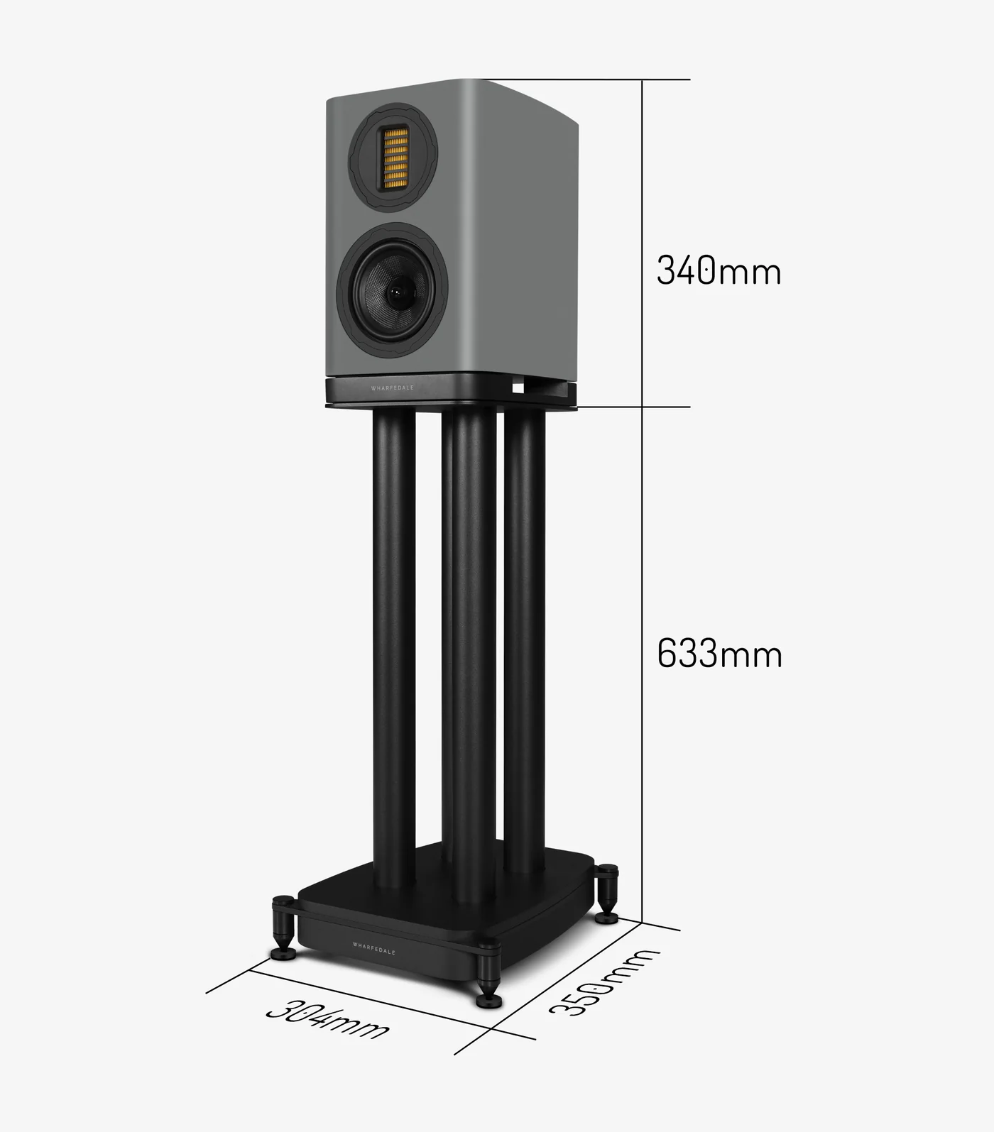Wharfedale EVO 5.1 stands black