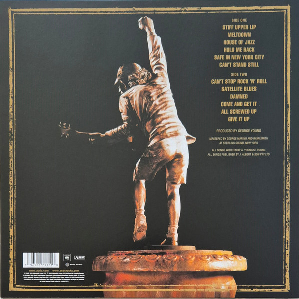 AC/DC - Stiff Upper Lip [50th Anniversary Edition Gold Vinyl] (0196588733710)