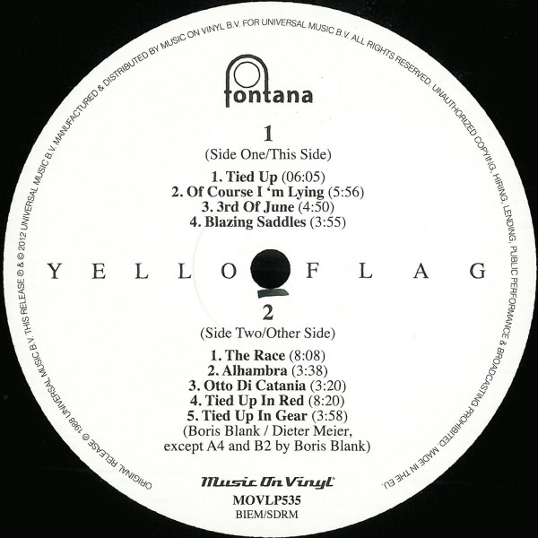 Yello - Flag (MOVLP535)