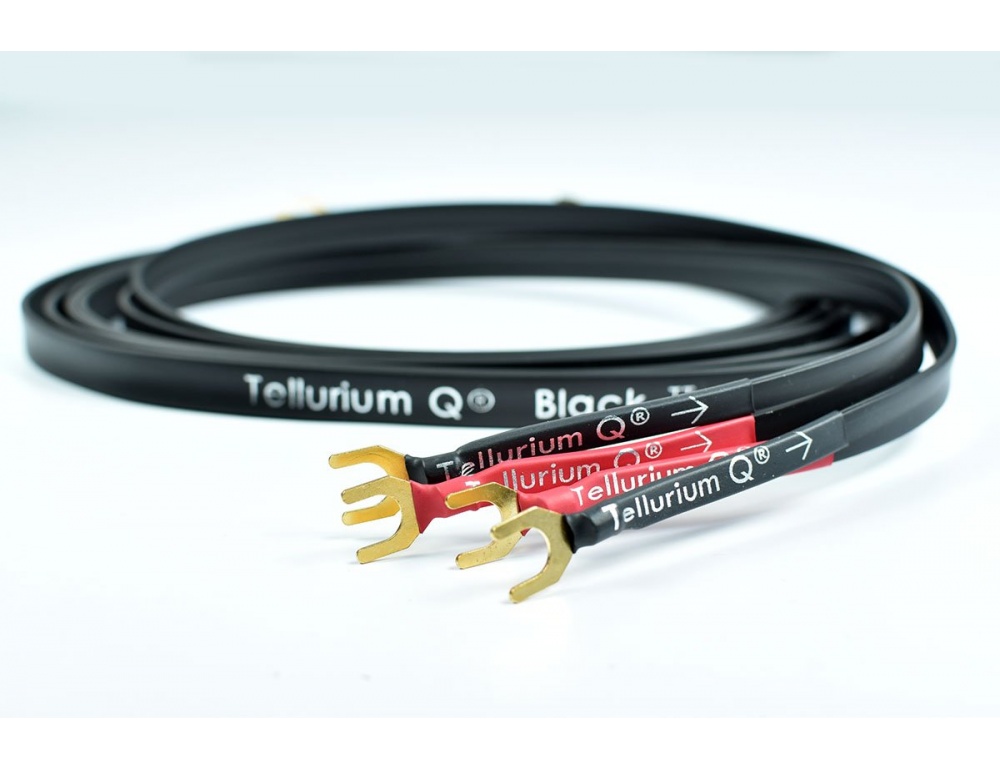 Tellurium Q Black II Speaker spade-spade 2x2,0m