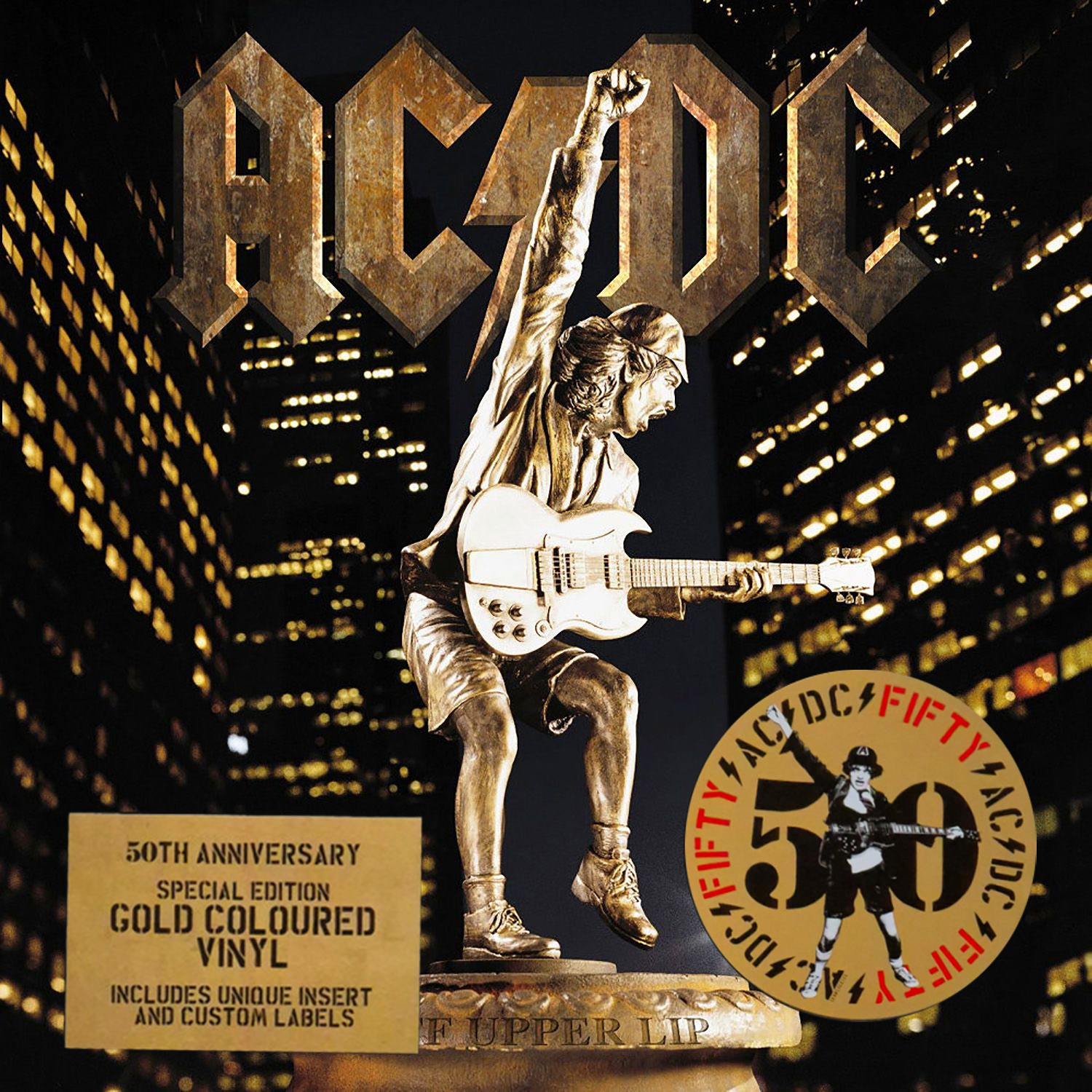 AC/DC - Stiff Upper Lip [50th Anniversary Edition Gold Vinyl] (0196588733710)