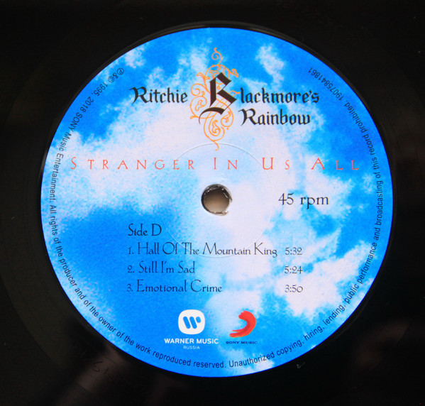 Ritchie Blackmore's Rainbow - Stranger In Us All (19075841861)