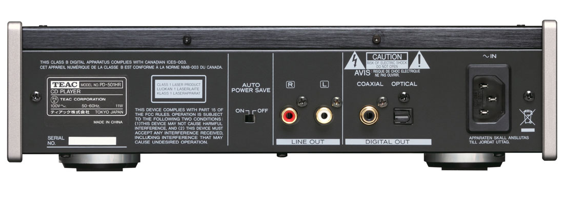 Teac PD-501HR black