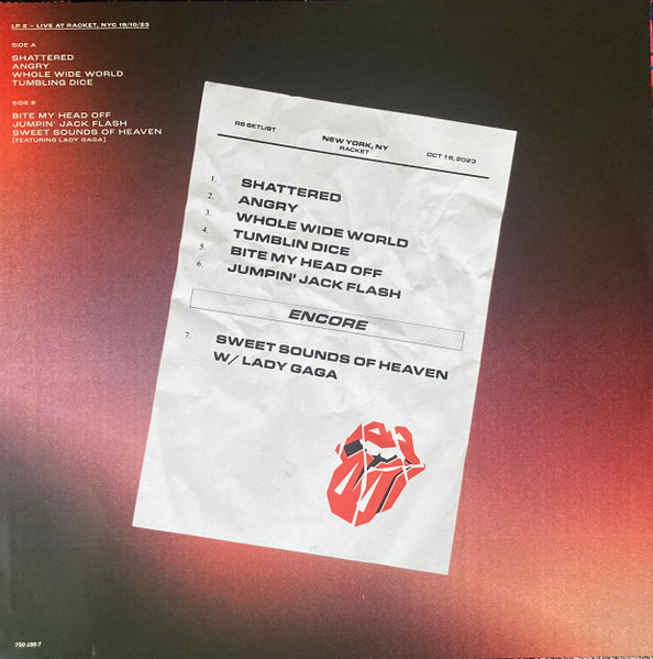 The Rolling Stones - Hackney Diamonds [Blue & Clear Splatter Vinyl] (0602475019855)