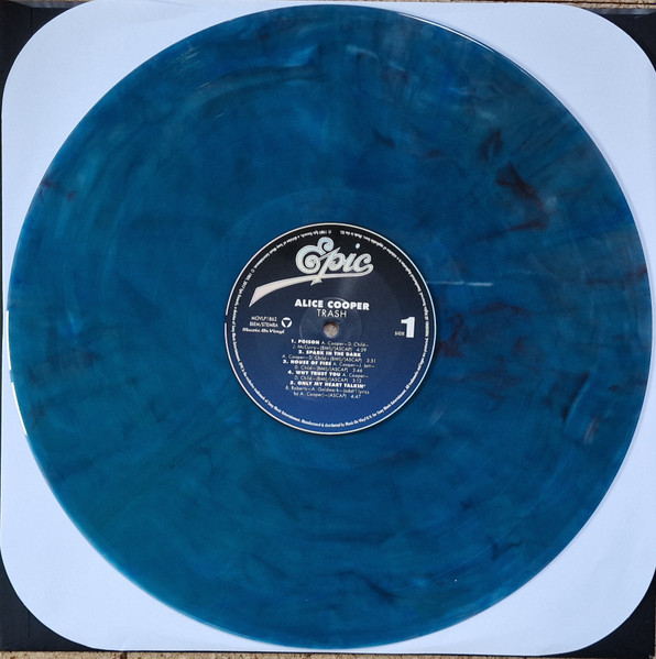 Alice Cooper - Trash [Translucent Blue & Red Marbled Vinyl] (MOVLP1862)