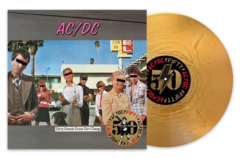 AC/DC - Dirty Deeds Done Dirt Cheap [50th Anniversary Edition Gold Vinyl] (19658834581)