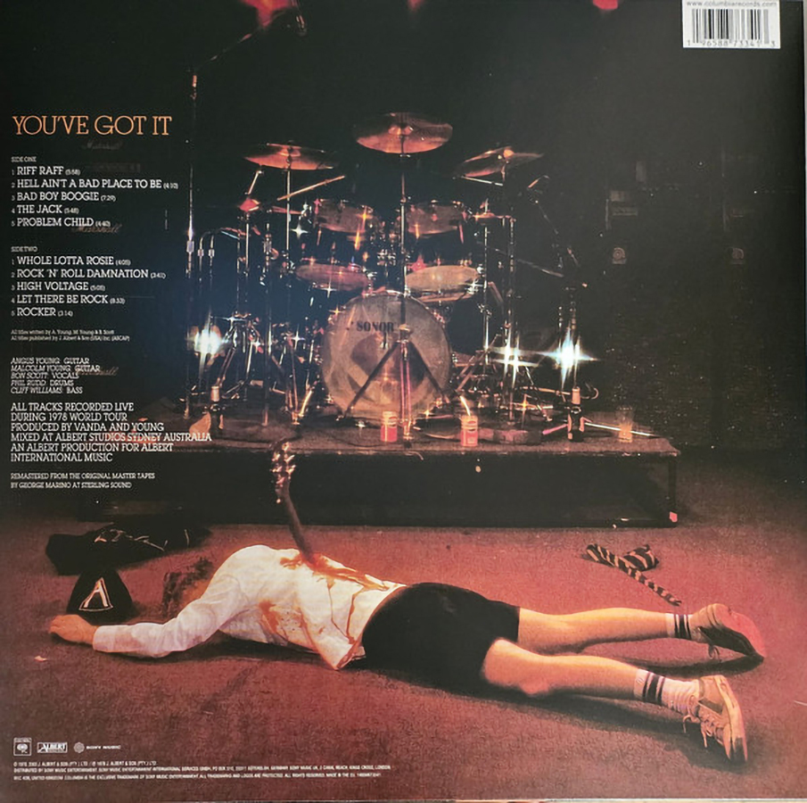 AC/DC - If You Want Blood You've Got It [50th Anniversary Edition Gold Vinyl] (196588733413)