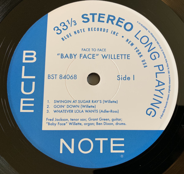 'Baby Face' Willette - Face To Face [Blue Note Tone Poet] (B0029750-01)