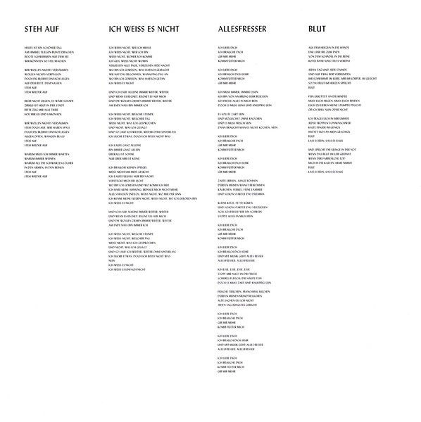 Lindemann - F & M (00602508110634)
