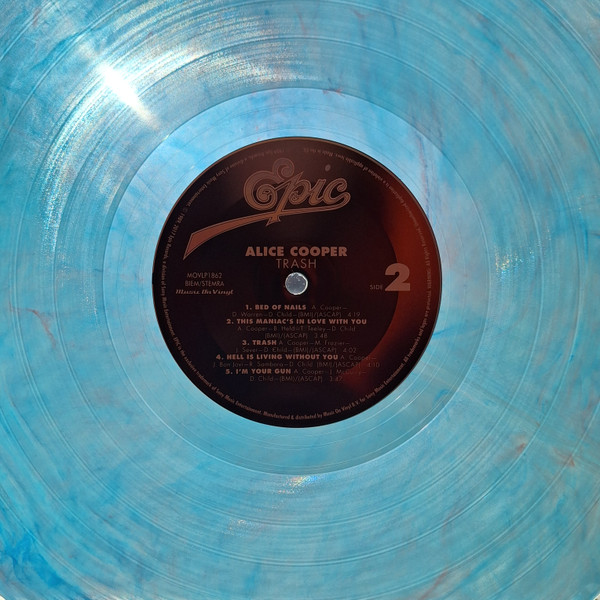 Alice Cooper - Trash [Translucent Blue & Red Marbled Vinyl] (MOVLP1862)