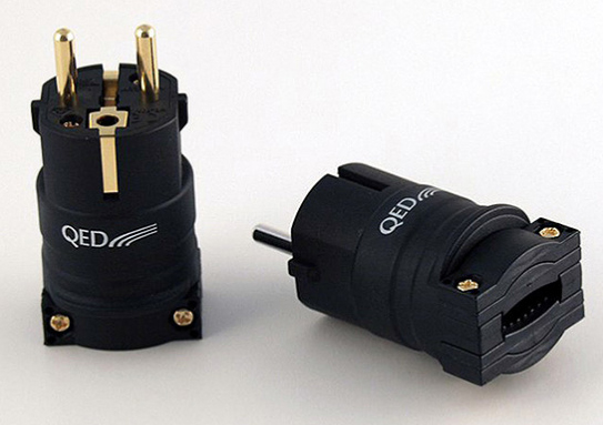 QED Performance Euro Plug Gold QE3093