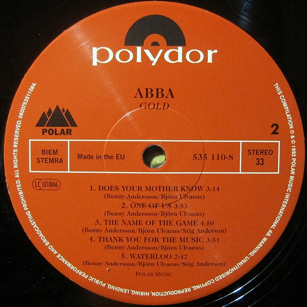 ABBA - Gold [Greatest Hits] (535 110-6)