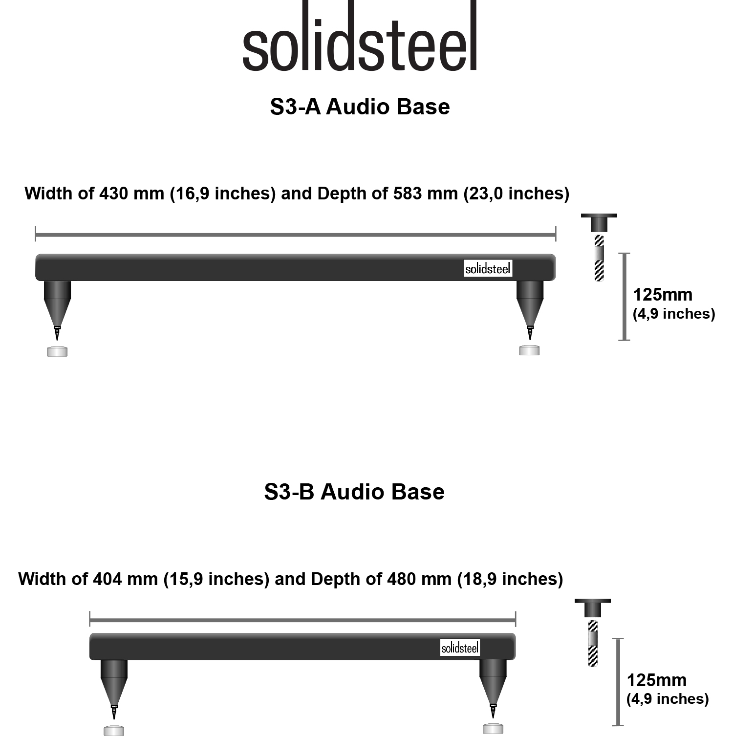 Solidsteel S3-A walnut