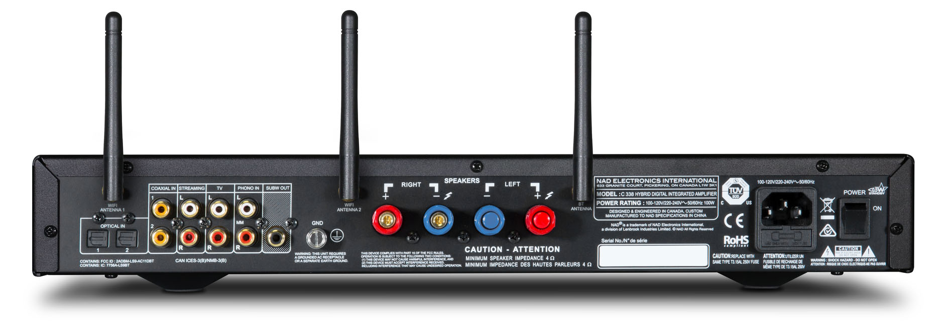 NAD C338 black