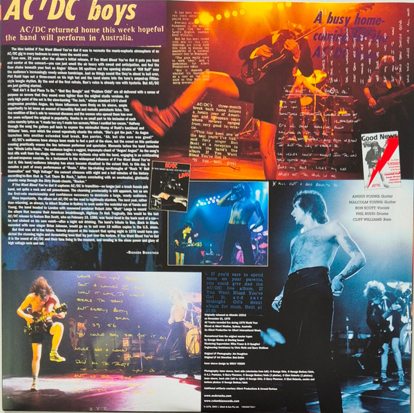 AC/DC - If You Want Blood You've Got It [50th Anniversary Edition Gold Vinyl] (196588733413)