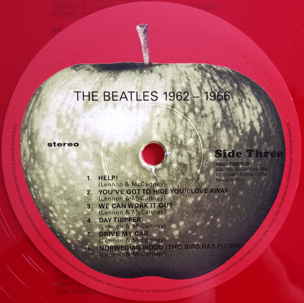The Beatles - 1962-1966 [Limited Edition Red Vinyl] (0602455920706)