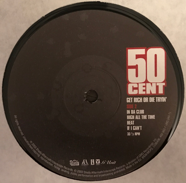 50 Cent - Get Rich Or Die Tryin' (00606949354411)