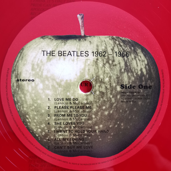 The Beatles - 1962-1966 [Limited Edition Red Vinyl] (0602455920706)