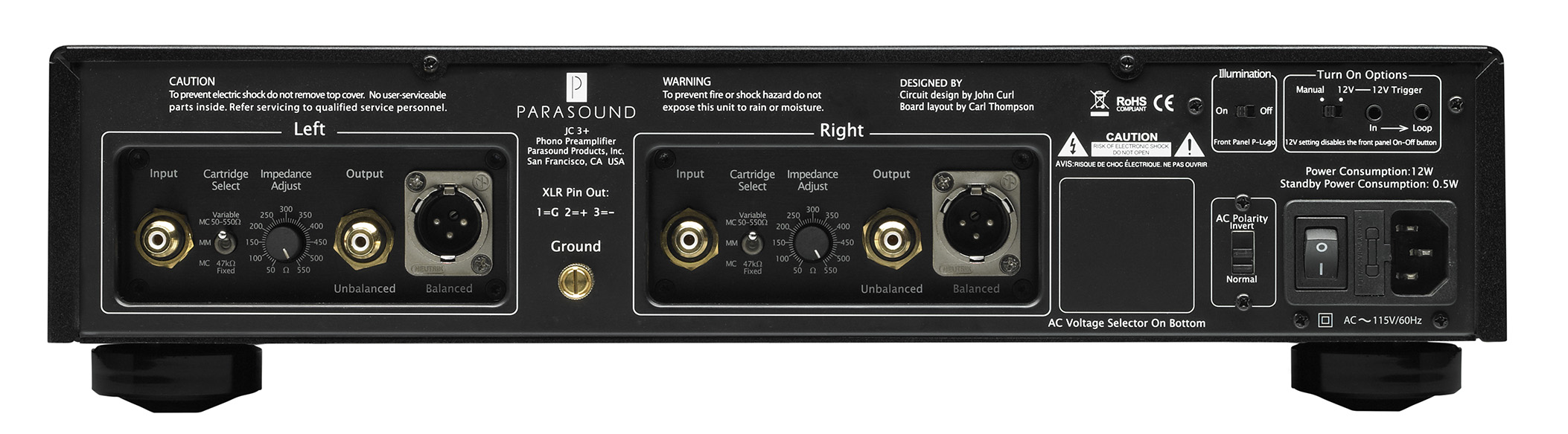 Parasound JC3 Plus black