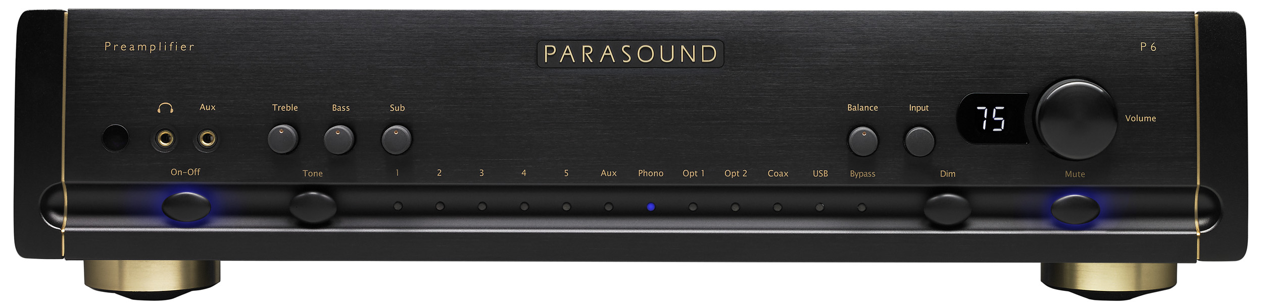 Parasound P6 black