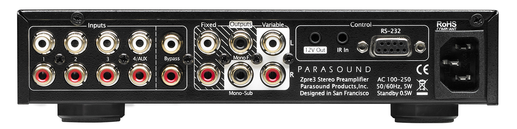 Parasound Zpre3 black