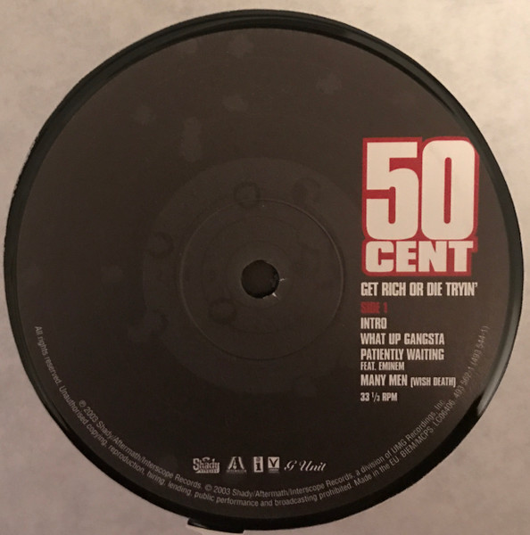 50 Cent - Get Rich Or Die Tryin' (00606949354411)