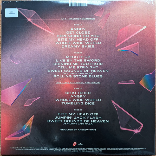 The Rolling Stones - Hackney Diamonds [Blue & Clear Splatter Vinyl] (0602475019855)