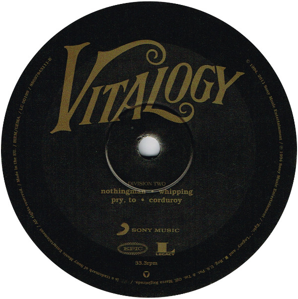 Pearl Jam - Vitalogy (88697843111)